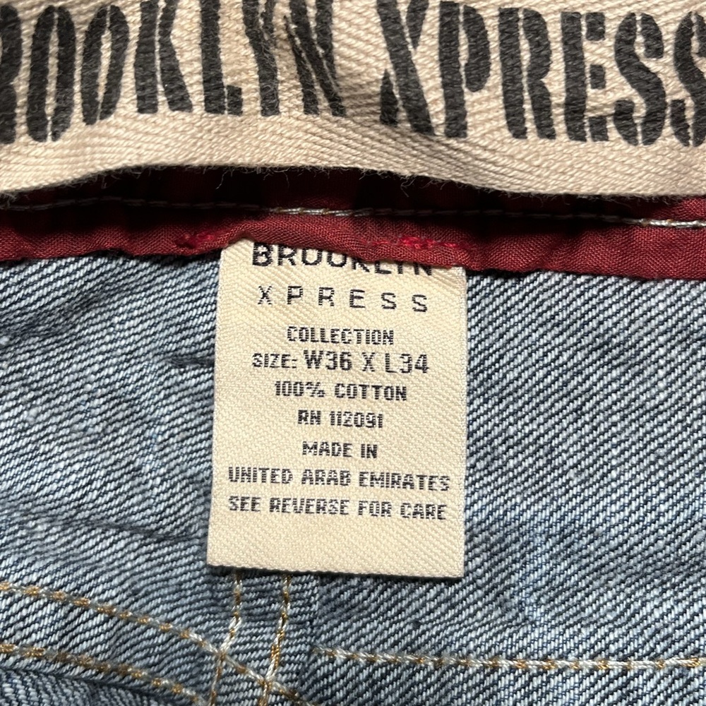 Brooklyn Xpress 70 Stonewash Jeans W36”X L34” - Picture 5 of 7
